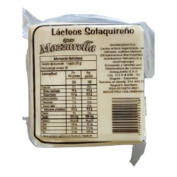Queso Sotaquireño X500gr Tajado Mozzarella