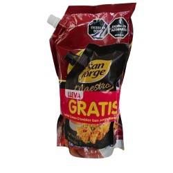 Salsa San Jorge BBQ X1000gr, Lleva gratis salsa de Queso Cheddar San Jorge X200gr