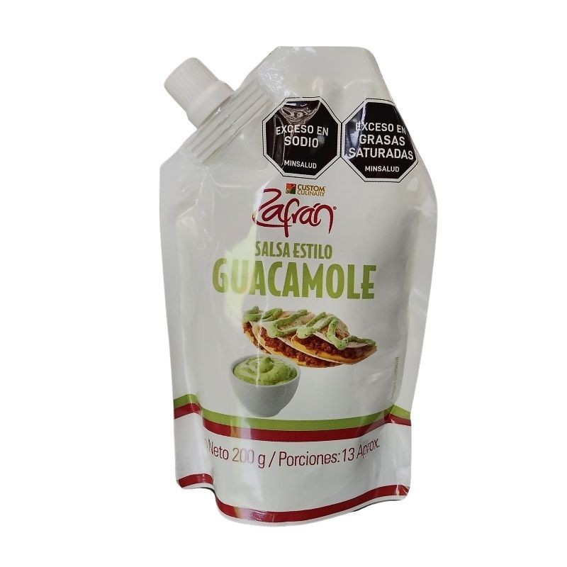 Salsa Estilo Guacamole Zafran X200gr
