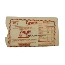 Mantequiilla Superior con sal  X400gr