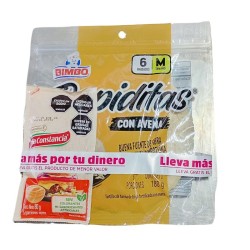Tortillas de Avena Bimbo X6 unidades X 180gr