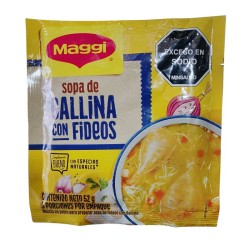 Sopa Maggi Gallina con Fideos X52gr