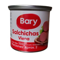 Salchicha Bary Viena X150gr