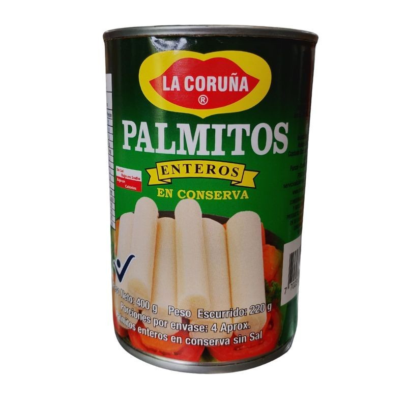 Palmito La Coruña X400gr Entero