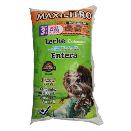 Leche Entera Colanta X1100ml X1 unidad