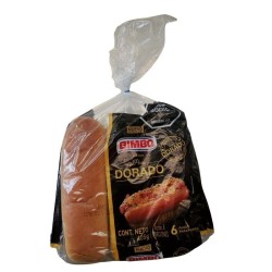Pan Bimbo Perro X405gr X6 unidades Dorado