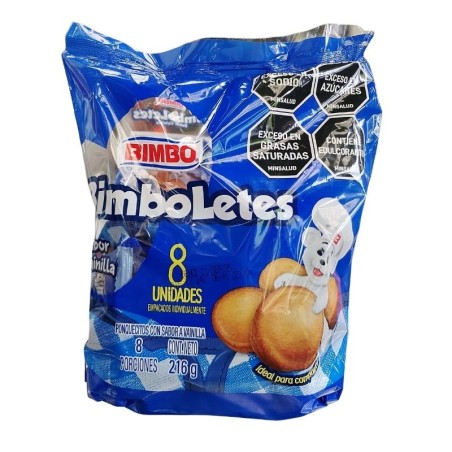 Ponqué Bimbo Bimboletes  vainilla X8 unidades