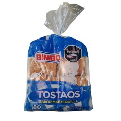 Tostadas Bimbo Mantequilla X 300gr X20 unidades