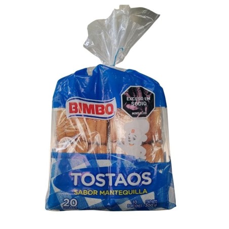 Tostadas Bimbo Mantequilla X 300gr X20 unidades