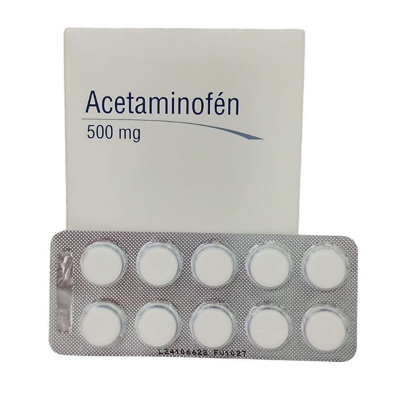 Acetaminofén Icom Fracción X10 Tabletas X500mg Acetaminofén Icom Fracción X10 Tabletas X500mg