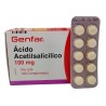 Acido Acetilsalicílico Fracción X10 Tabletas x100MG