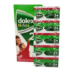 Dolex Niños 2+ Fracción 10 Tabletas