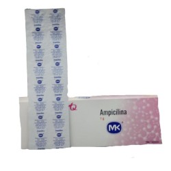 Ampicilina Mk X1gr Fracción X10 Tabletas