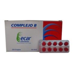 Complejo B Ecar Fracción X10 Tabletas