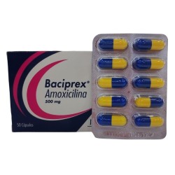 Baciprex Icom Fracción 10 Cápsulas 500mg