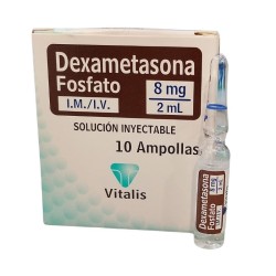 Dexametasona Vitalis Fracción x1 Ampolla x8mg