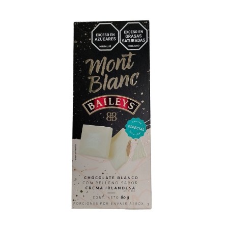 Chocolate Mont Blanc X80gr Chocolate Blanco