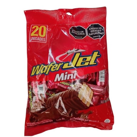 Choco Wafer Jet X20 unidades X80gr