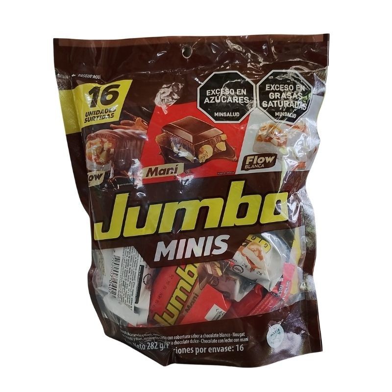 Chocolate Jumbo X282gr  Minis X16 unidades