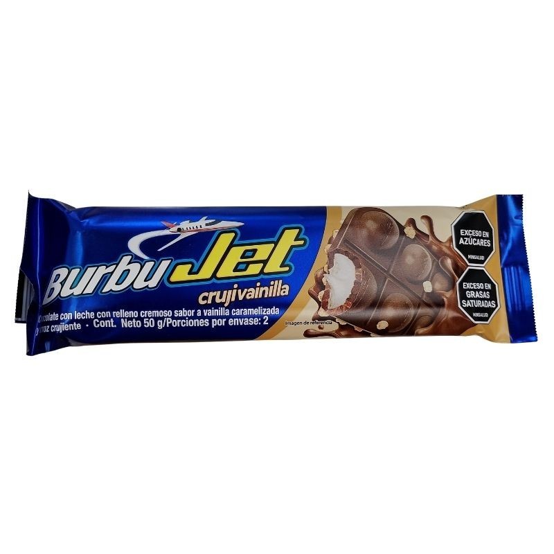 Chocolate Jet Burbuja CrujiVainilla X50gr