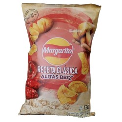Papas Margarita Alitas BBQ X120gr Clásica