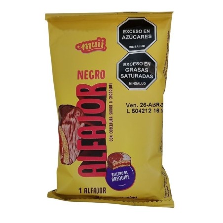 Muii Alfajor Chocolate Negro X55gr