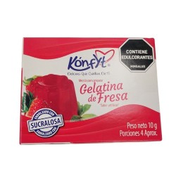 Gelatina Konfy X10gr Fresa