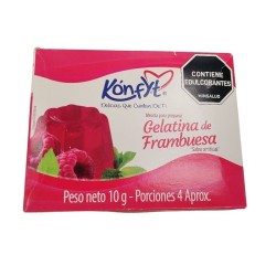Gelatina Konfy X410gr Frambuesa