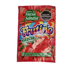 Frutiño Mezclas Colombianas Fresa y Sandia X10gr