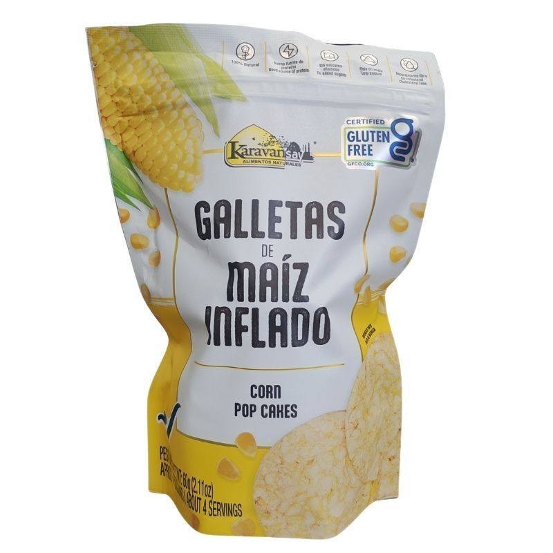 Galletas de Maíz Inflado Karavansay  X60gr