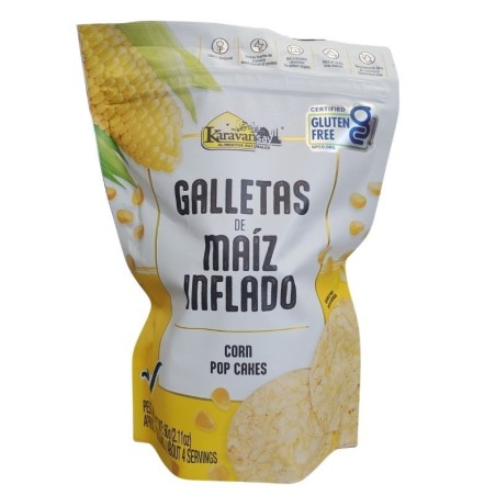 Galletas de Maíz Inflado Karavansay  X60gr