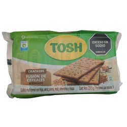 Galletas Tosh Fusión de Cereal X229.5gr X9 paquetes