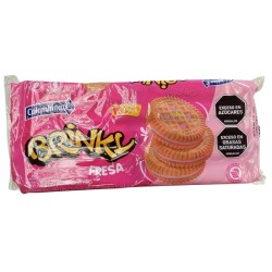 Galletas Brinky Fresa X500gr X10 paquetes