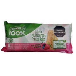 Galletas MUlticereales Frutos Rojos X 8 paquetes X216gr