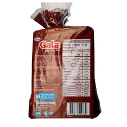 Ponqué Gala Chocolate X10 Tajadas X400gr