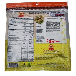 Tortillas Bawbi Integrales tamaño M paquete por X8 unidades de X250 gramos