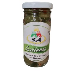 Aceitunas 3A Pimentón X125gr