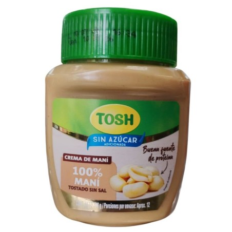 Tosh Crema de Mani X300gr Sin Sal