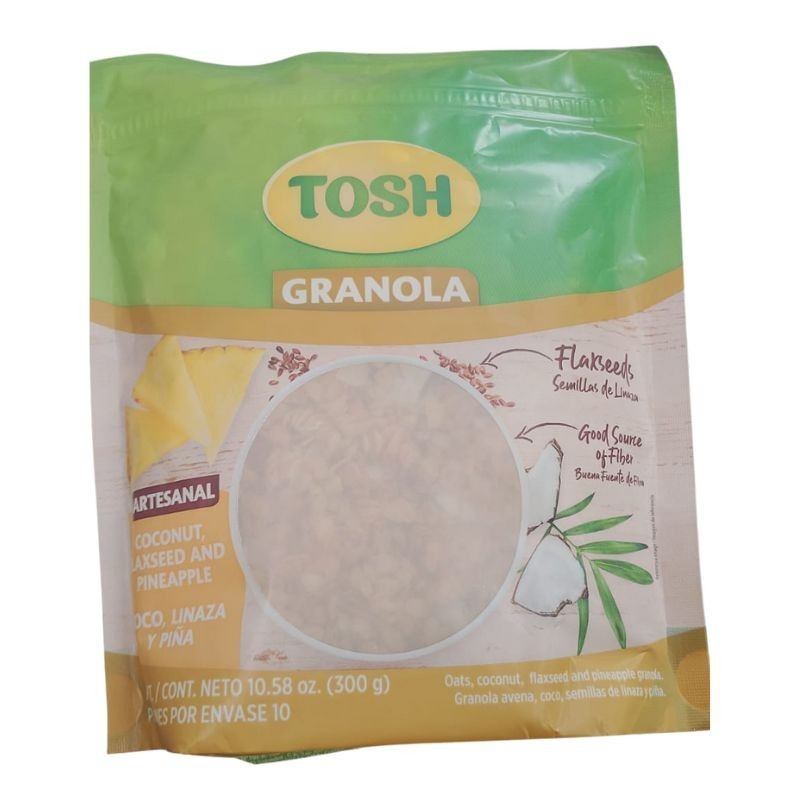 Granola Tosh Coco,Linaza y Piña X300gr