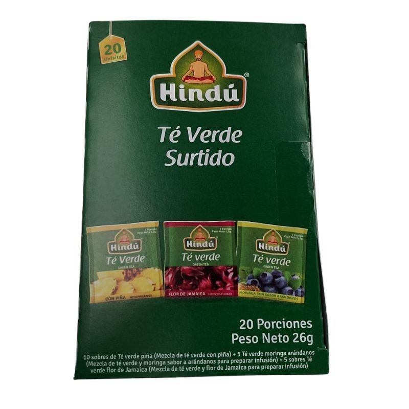 Te Verde Surtido Hindu X26gr X20 porciones
