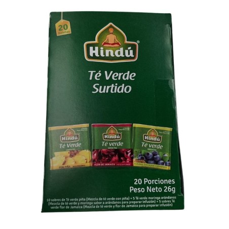 Te Verde Surtido Hindu X26gr X20 porciones