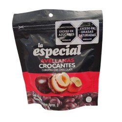 Maní Especial  Avellana Crocante cubiertas de chocolate X100gr