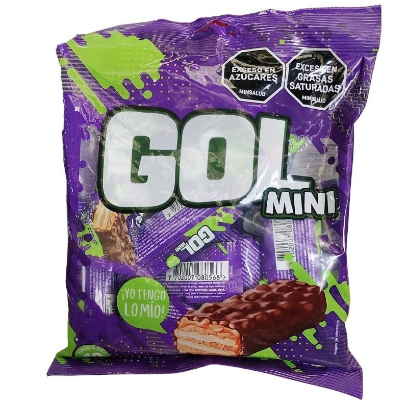Chocolate Gol Mini X12 unidades X138gr