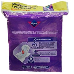 Toallas Higiénicas Nosotras Buenas Noches 24 Und + 15 Protectores Nosotras Largos.