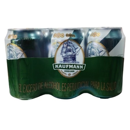 Cerveza Kaufmann X6 latas X330cm