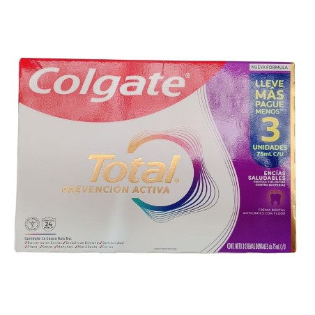 Colgate Prevención Activa X3 unidades X75ml