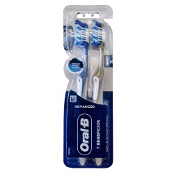 Oral B Cepillos 7 Beneficios X2 unidades