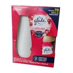 Glade Ambientador Alegria Floral & Frutos Rojos X175gr Aparato + 1 Respuesto de X270ml