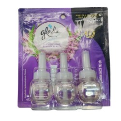 Glade Ambientador Lavanda & Aloe X3 unidades X21ml