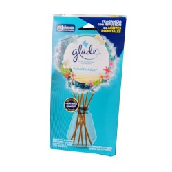 Glader Ambientador Paraíso azul X100ml X6 varitas